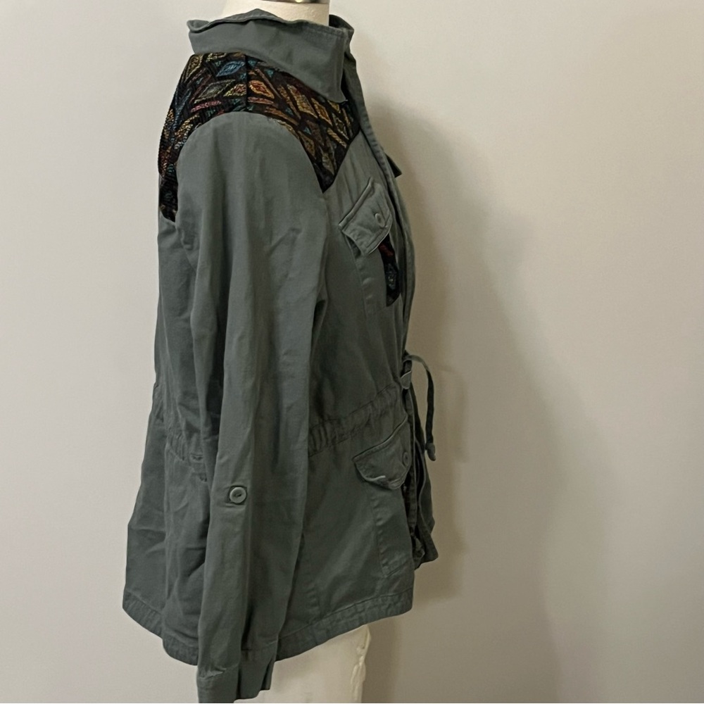Modcloth Green/Gray Utility Jacket - Picture 6 of 8